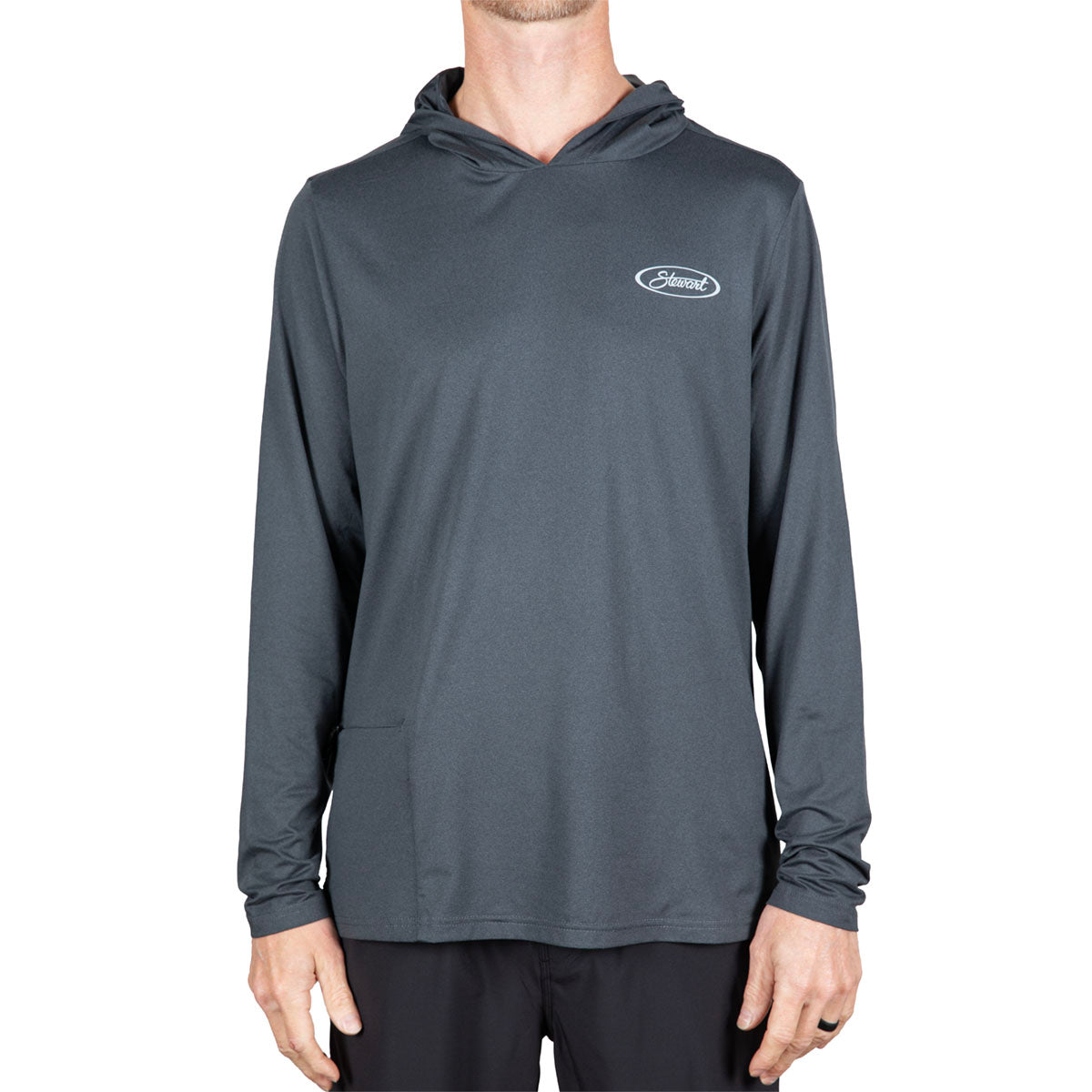  STEWART MEN'S CAMPTONL/S TECH UV SURF HOODIE(Stewart Mens Campton Hooded L S Tech Hoodie)