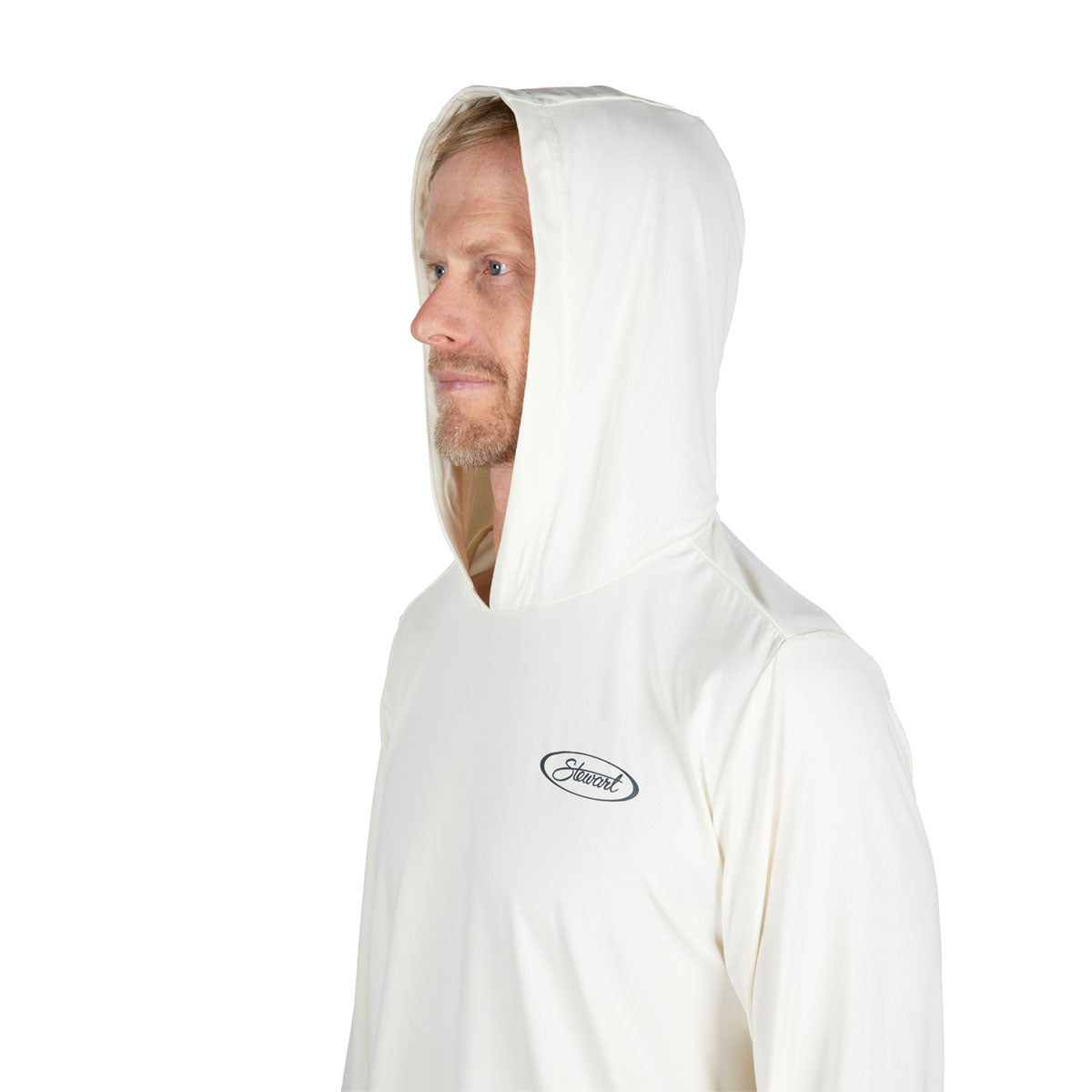  STEWART MEN'S CAMPTONL/S TECH UV SURF HOODIE(Stewart Mens Campton Hooded L S Tech Hoodie)