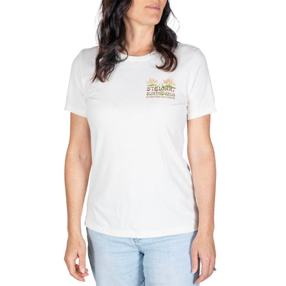  STEWART BLOOMING BIRDS WOMENS S/S T-SHIRT(Stewart Blooming Birds Womens S S T Shirt)