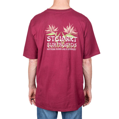  STEWART BLOOMING BIRDS S/S T-SHIRT(Stewart Blooming Birds S S T Shirt)