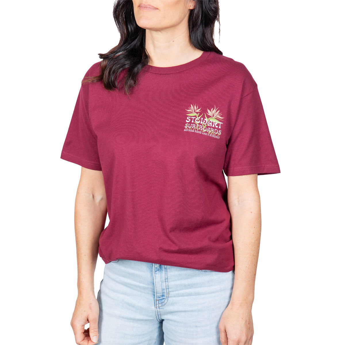  STEWART BLOOMING BIRDS S/S T-SHIRT(Stewart Blooming Birds S S T Shirt)