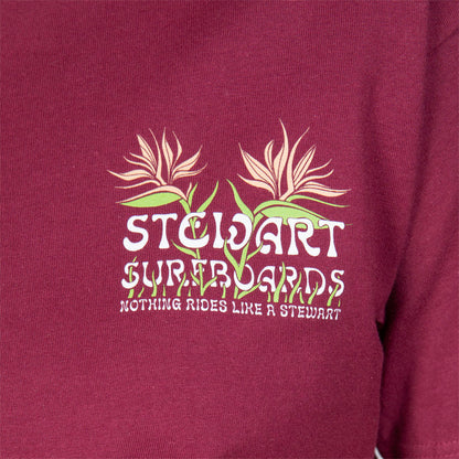  STEWART BLOOMING BIRDS S/S T-SHIRT(Stewart Blooming Birds S S T Shirt)