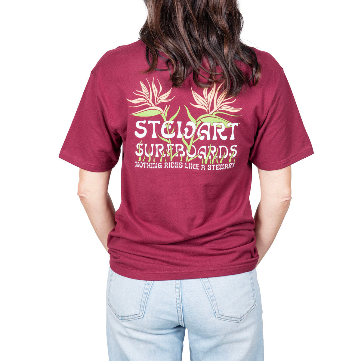  STEWART BLOOMING BIRDS S/S T-SHIRT(Stewart Blooming Birds S S T Shirt)