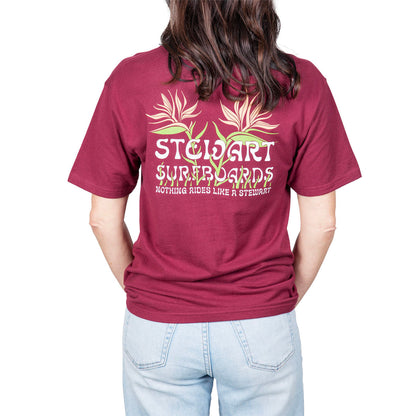  STEWART BLOOMING BIRDS S/S T-SHIRT(Stewart Blooming Birds S S T Shirt)