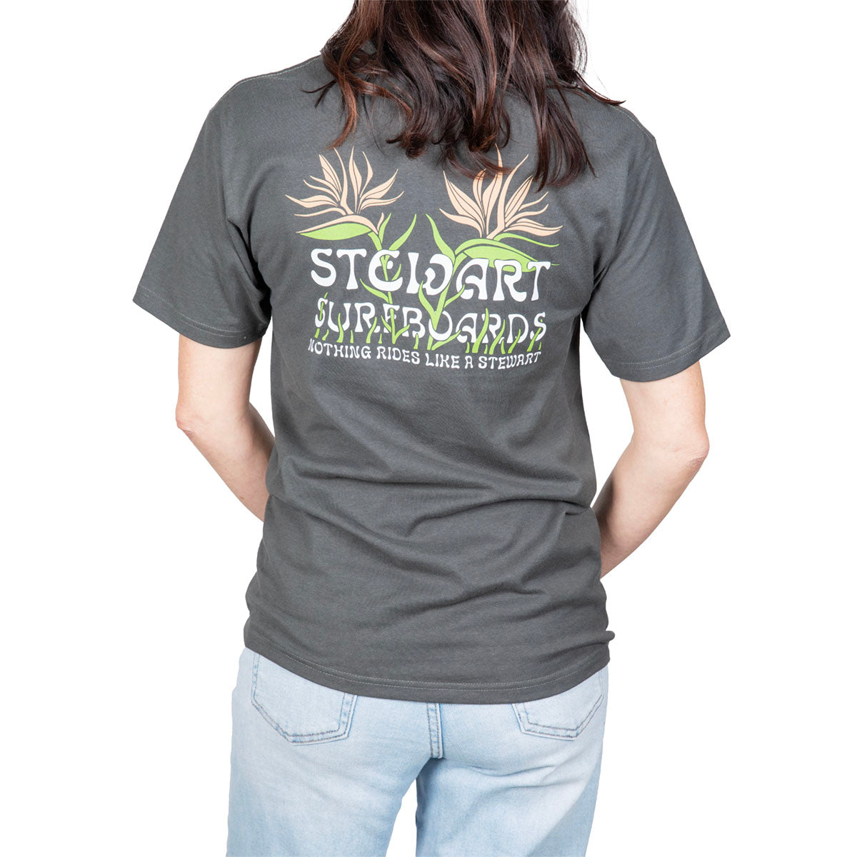  STEWART BLOOMING BIRDS S/S T-SHIRT(Stewart Blooming Birds S S T Shirt)