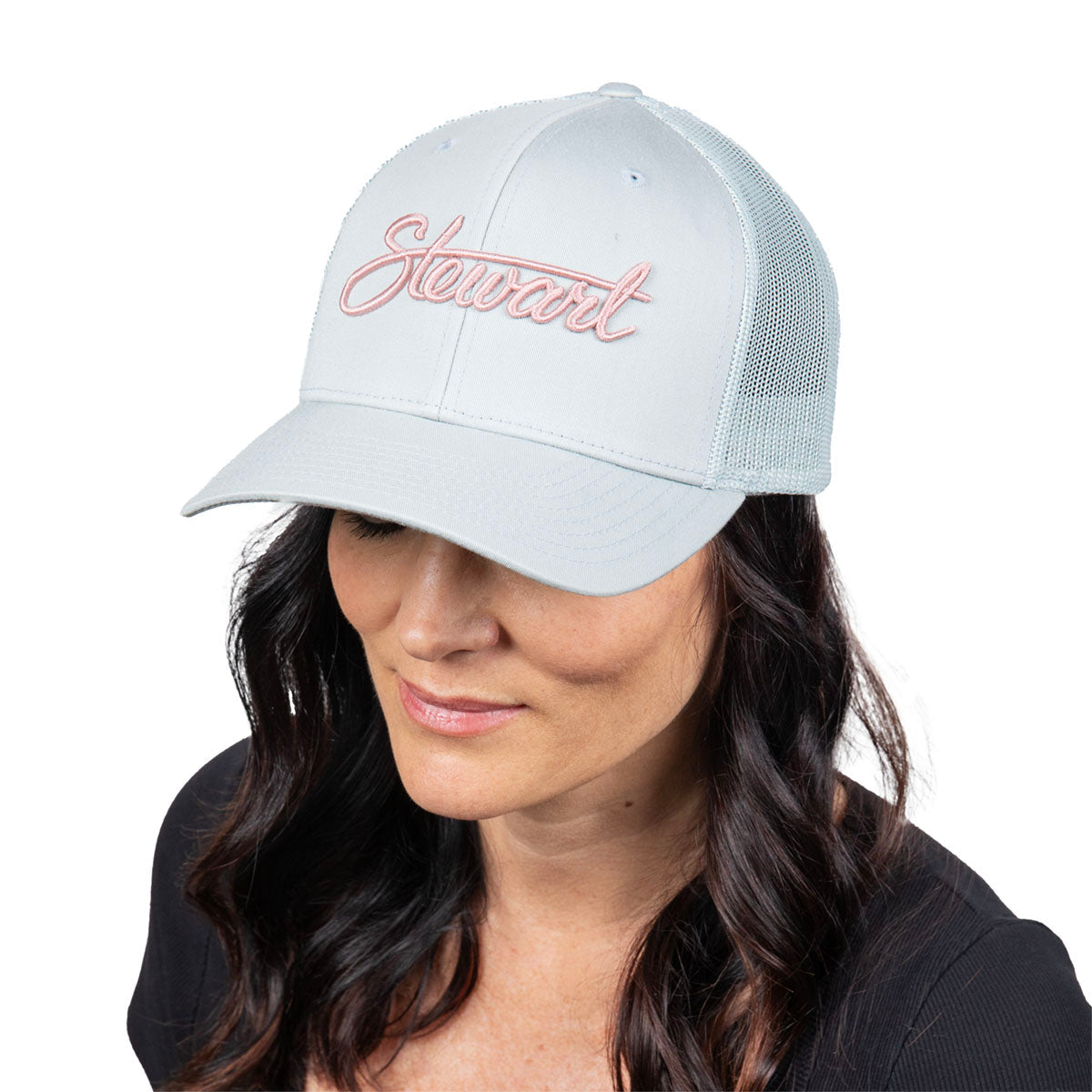  STEWART SCRIPT RETRO TRUCKER HAT(Stewart Script Retro Trucker Hat)