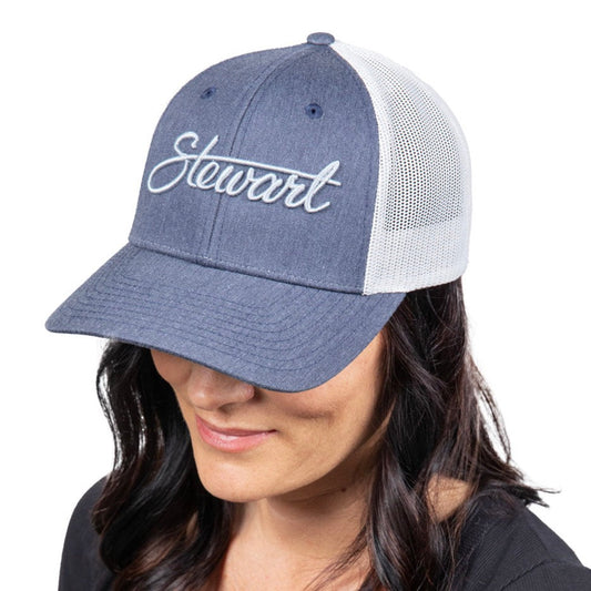  STEWART SCRIPT LOW PRO TRUCKER HAT(Stewart Script Low Pro Trucker Hat)