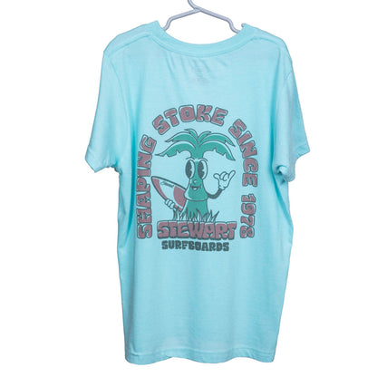  STEWART YOUTH GROM PALMS/S T-SHIRT(Stewart Youth Pineapple Head S S T Shirt)
