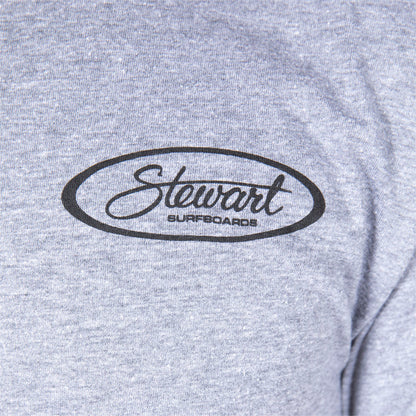  STEWART SURF OVAL L/S T-SHIRT(Stewart Surf Oval L S T Shirt)