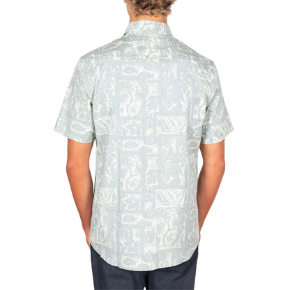  STEWART MEN'S OFFSHORE OLIVE BUTTON-UP SHIRT(Stewart Mens Offshore Olive Button Up Shirt)