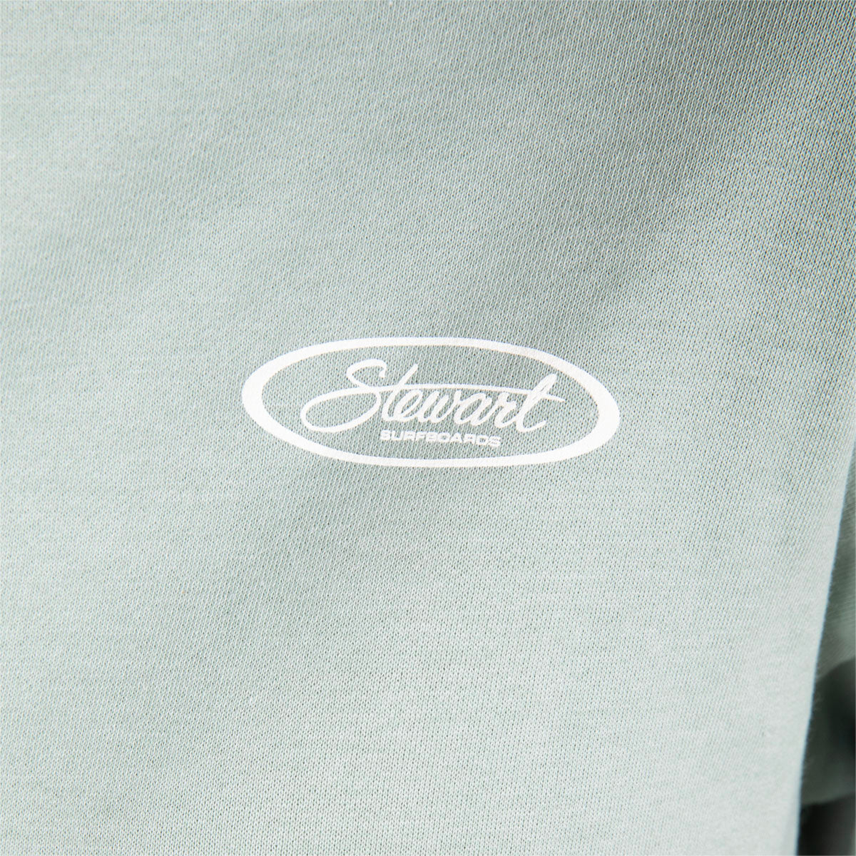  STEWART SURF OVAL WOMEN'S CROP HOODED SWEATSHIRT(Stewart Surf Oval Womens Crop Hooded Sweatshirt)