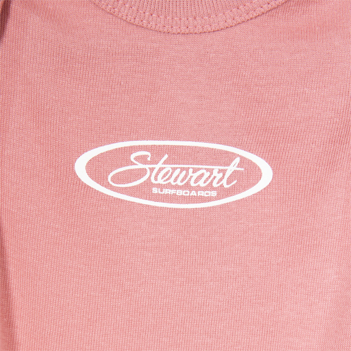  STEWART SURF OVAL GIRLS S/S FLUTTER SLEEVE BABY ONESIE(Stewart Surf Oval Girls S S Flutter Sleeve Baby Onesie)