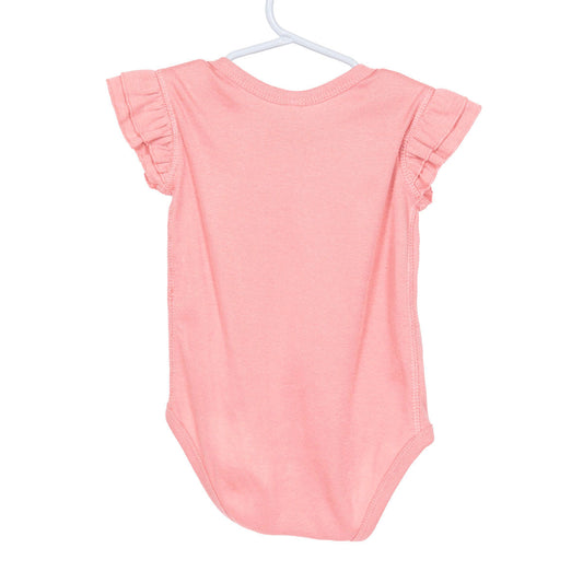  STEWART SURF OVAL GIRLS S/S FLUTTER SLEEVE BABY ONESIE(Stewart Surf Oval Girls S S Flutter Sleeve Baby Onesie)
