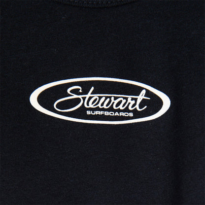  STEWART SURF OVAL S/S BABY ONESIE(Stewart Surf Oval S S Baby Onesie)