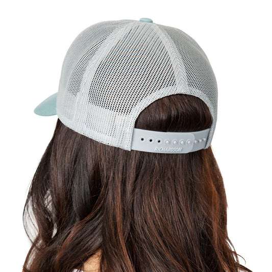  STEWART SCRIPT LOW PRO TRUCKER HAT MED/LRG(Stewart Script Low Pro Trucker Hat Med Lrg)