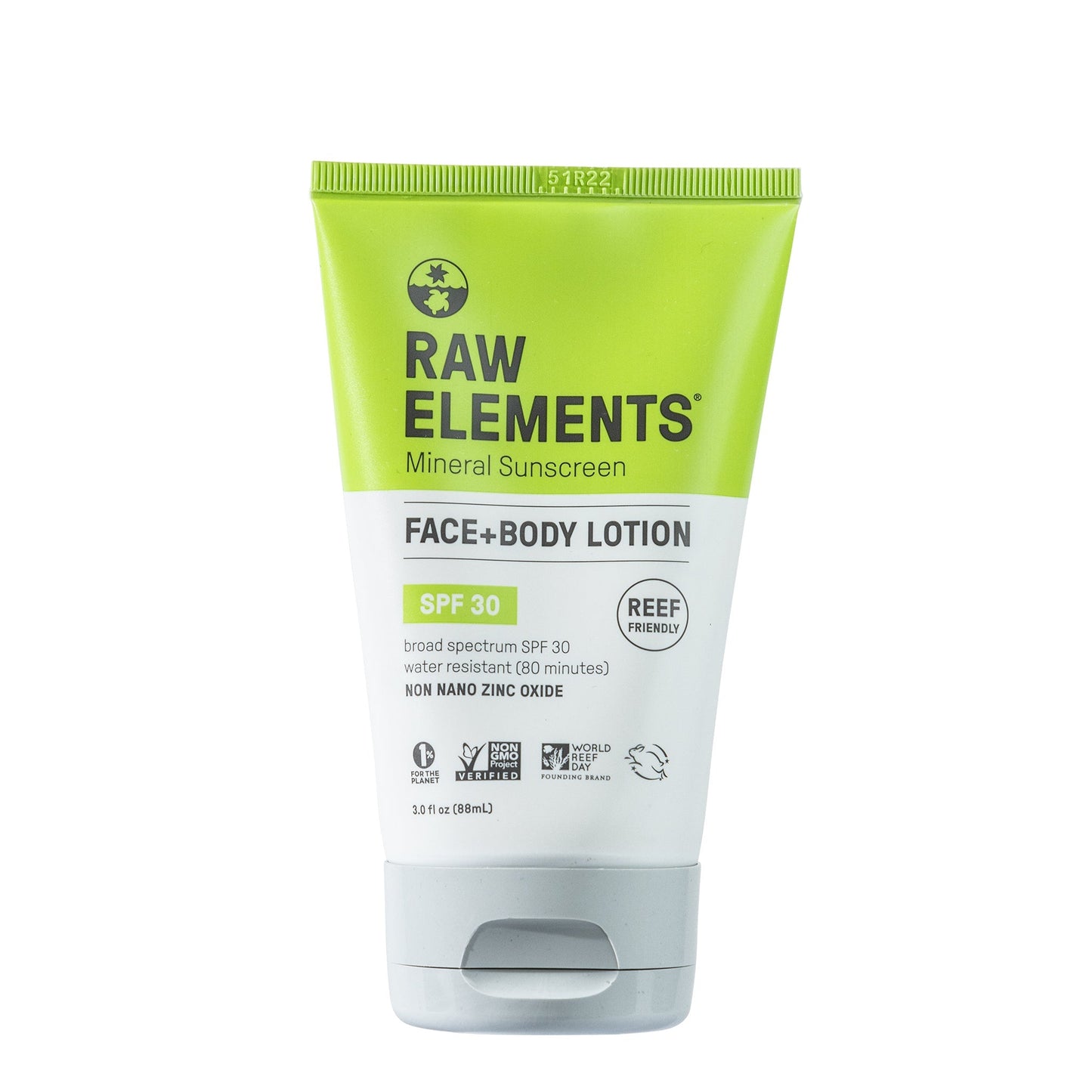  RAW ELEMENTS FACE & BODY TUBE SPF 30+(Raw Elements Face Body Tube Spf 30)