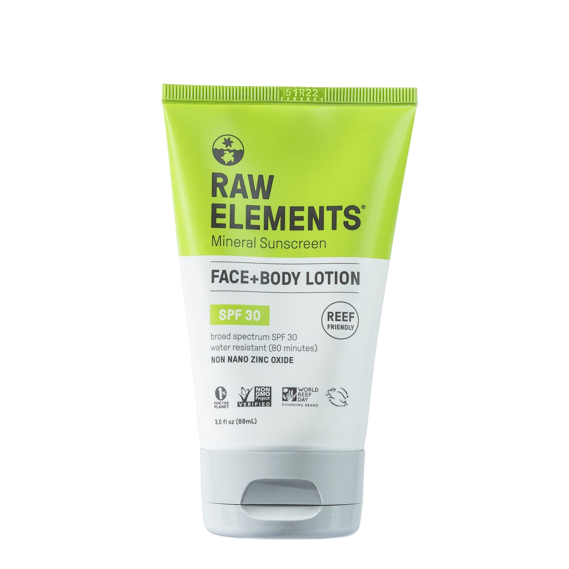  RAW ELEMENTS FACE & BODY TUBE SPF 30+(Raw Elements Face Body Tube Spf 30)