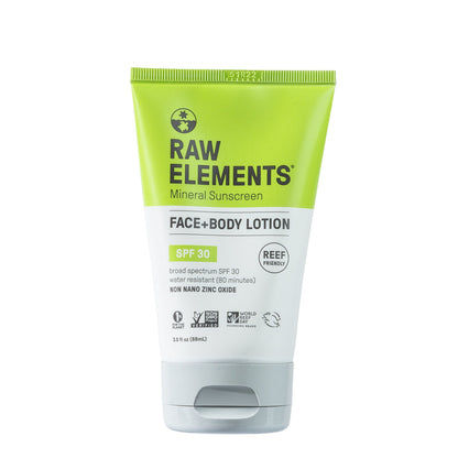  RAW ELEMENTS FACE & BODY TUBE SPF 30+(Raw Elements Face Body Tube Spf 30)
