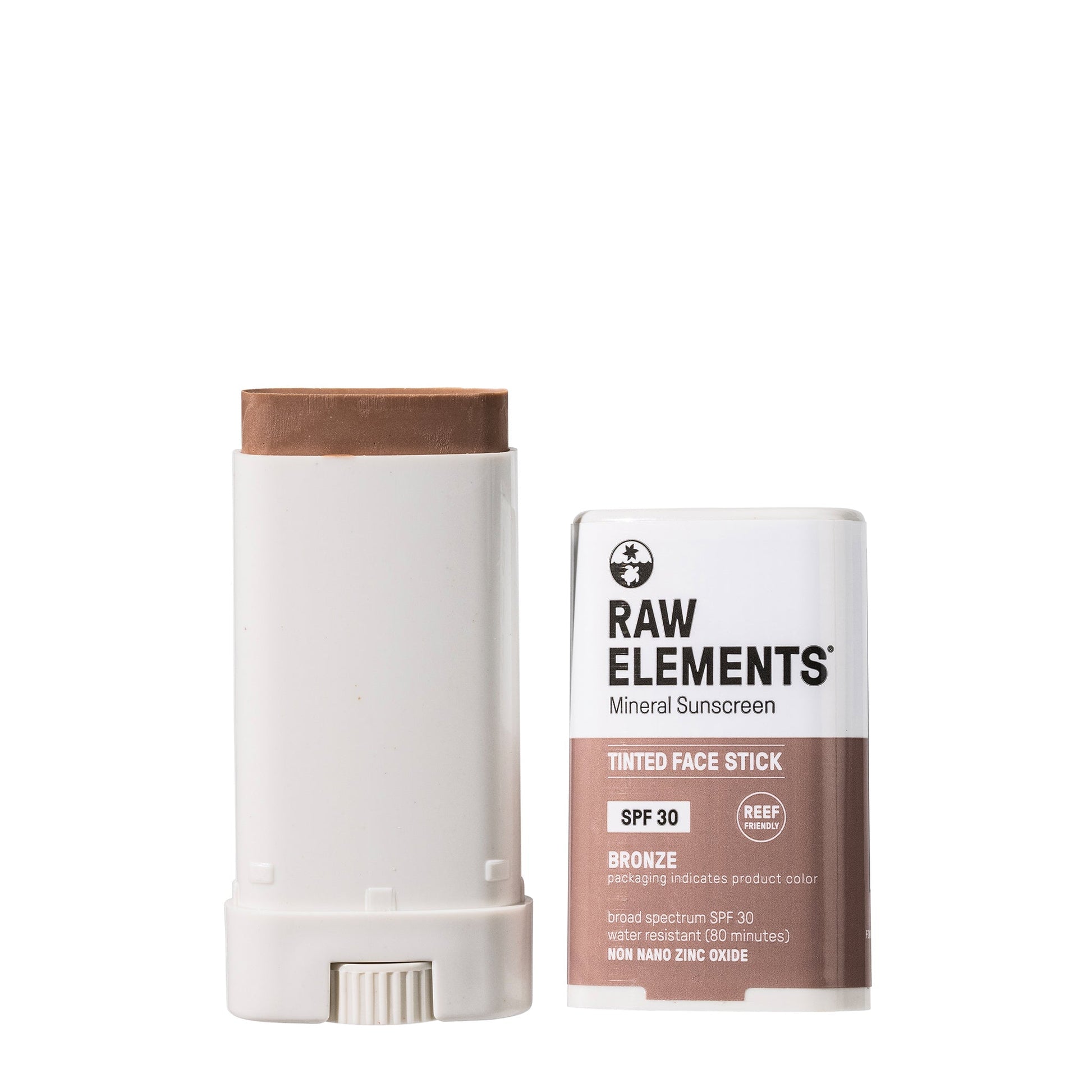  RAW ELEMENTS ECO TINTED STICK SPF 30+ BRONZE(Raw Elements Eco Tinted Stick Spf 30 Bronze)