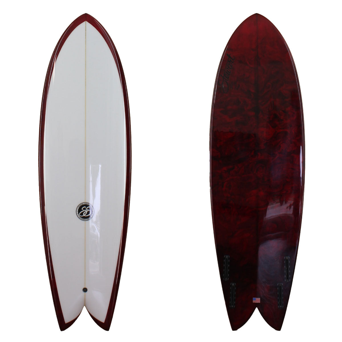  5'10" Retro Fish (5'10", 20 7/8", 2 3/4") B#128240 Gloss & Polish(Retro Fish 128240)