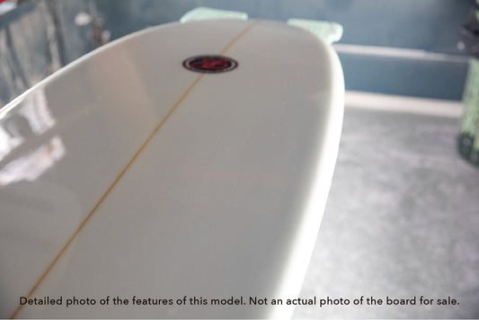  5'10" Retro Fish (5'10", 20 7/8", 2 3/4") B#128107 Gloss & Polish(Retro Fish 128107)