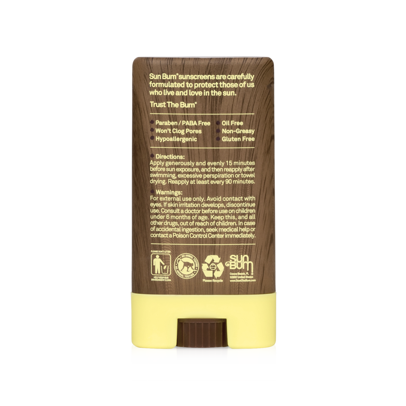  SUN BUM ORIGINAL FACE STICK SUNSCREEN(Sun Bum Original Face Stick Sunscreen)