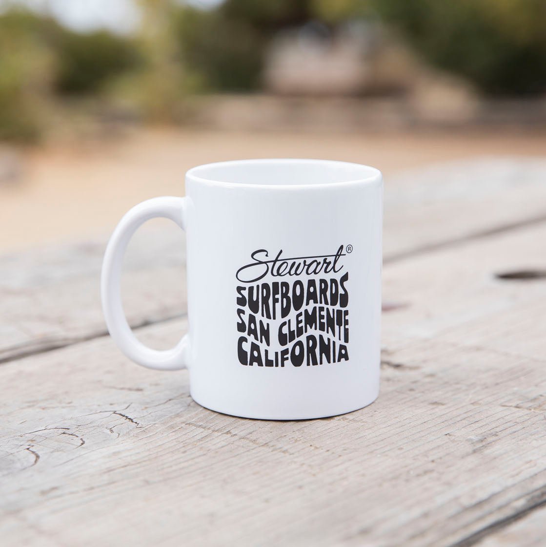  STEWART WAKE UP & SMELL THE SURF COFFEE MUG(Stewart Wake Up Smell The Surf Coffee Mug)