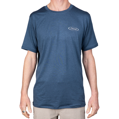  STEWART MEN'S ANTIX S/S TECH UV SURF SHIRT - HEATHER NAVY(Stewart Mens Antix S S Tech Uv Surf Shirt Heather Navy)