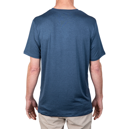  STEWART MEN'S ANTIX S/S TECH UV SURF SHIRT - HEATHER NAVY(Stewart Mens Antix S S Tech Uv Surf Shirt Heather Navy)