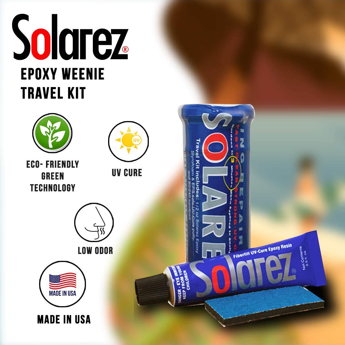  SOLAREZ WEENIE KIT - EPOXY(Surf Plus Supply Solarez Weenie Kit Epoxy)