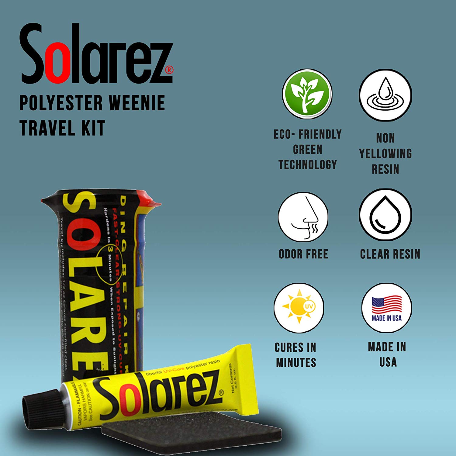  SOLAREZ WEENIE KIT - POLY(Surf Plus Supply Solarez Weenie Kit Poly)