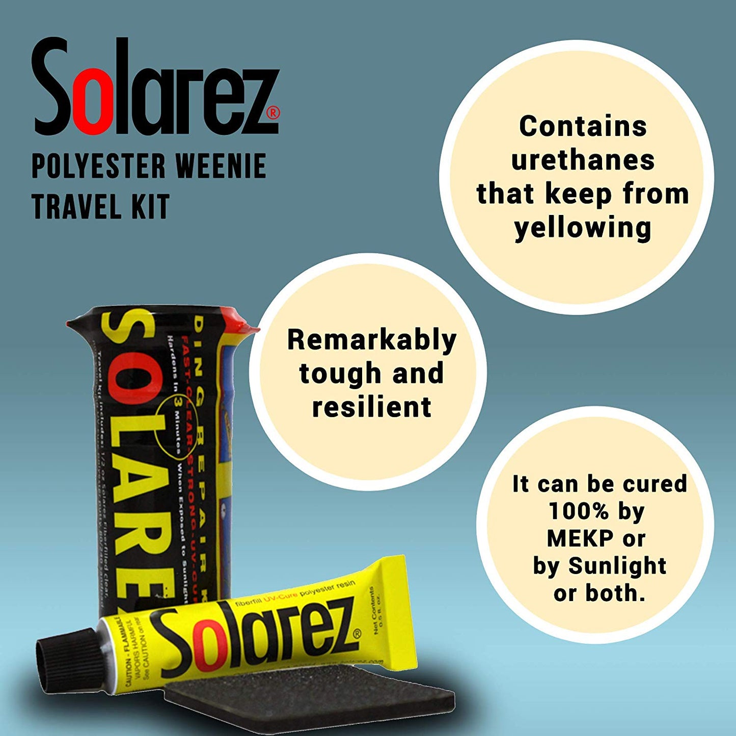 SOLAREZ WEENIE KIT - POLY(Surf Plus Supply Solarez Weenie Kit Poly)