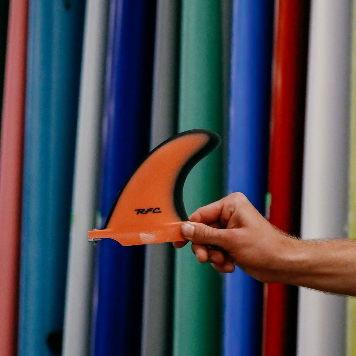  RAINBOW FIN CO. STEWART 4"-4.5" THRUSTER FIN(Rainbow Fin Co Stewart 4 5 Trailer Fin)