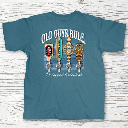  OLD GUYS RULE - UNTAPPED POTENTIAL II T-SHIRT(Copy Of Old Guys Rule Poker Chip T Shirt 2)