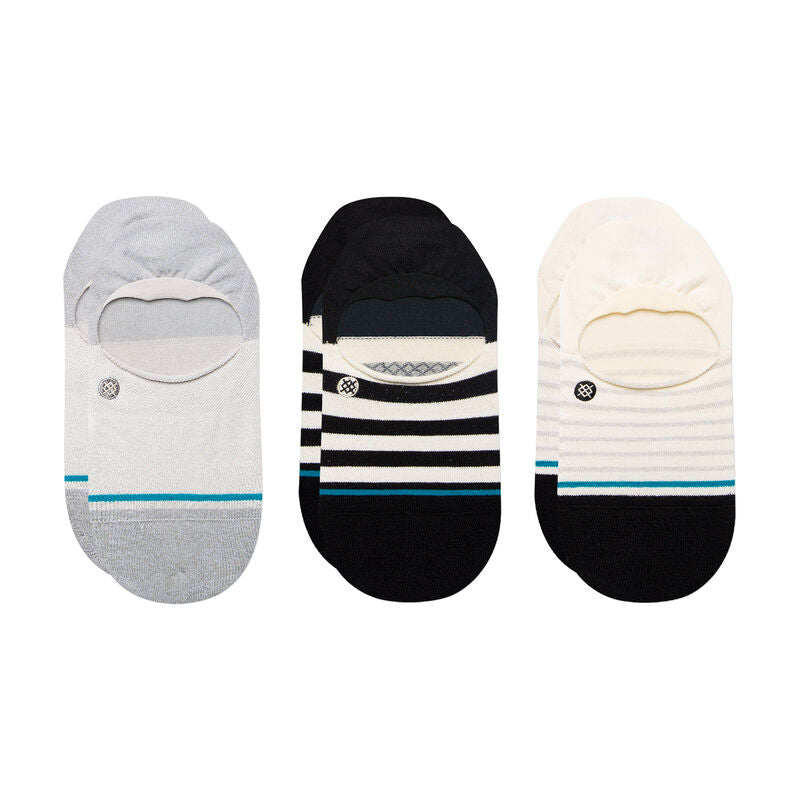  STANCE BUTTER 3 PACK WOMEN'S SOCKS HEATHERGREY(Copy Of Stance Sunshine Stripe Womens Socks)