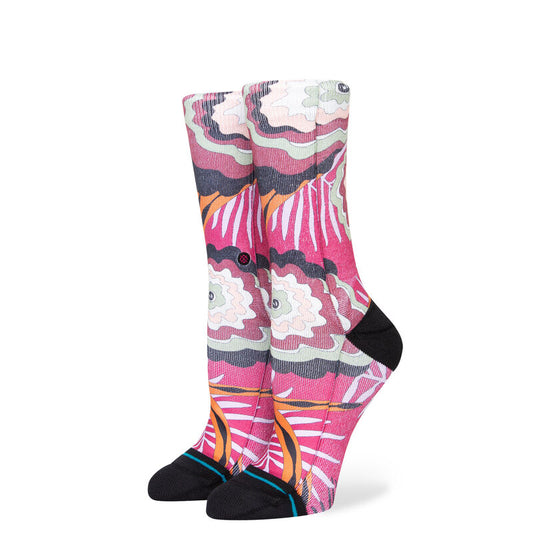  STANCE WOMEN'S UNWIND POLY CREW SOCKS(Stance Womens Unwind Crew Socks)