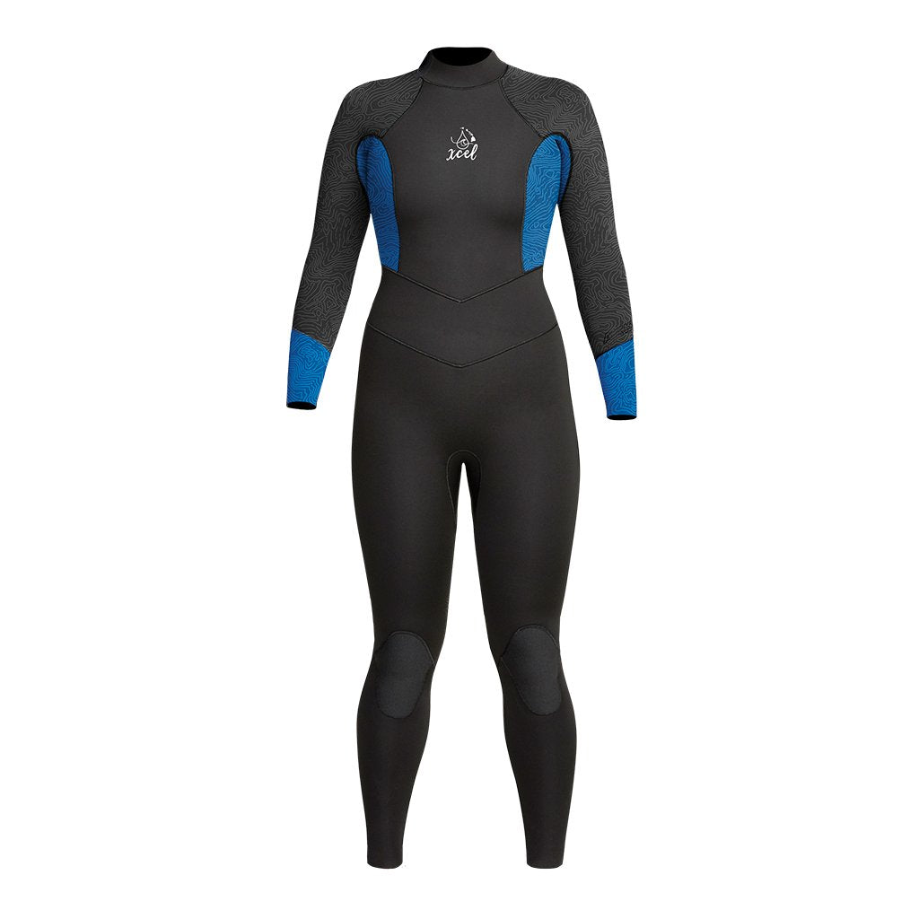  XCEL WOMEN'S WATER INSPIRED DIVE AXIS 4/3MM FULLSUIT FA20(Xcel Womens Water Inspired Dive Axis 4 3mm Fullsuit Fa20)