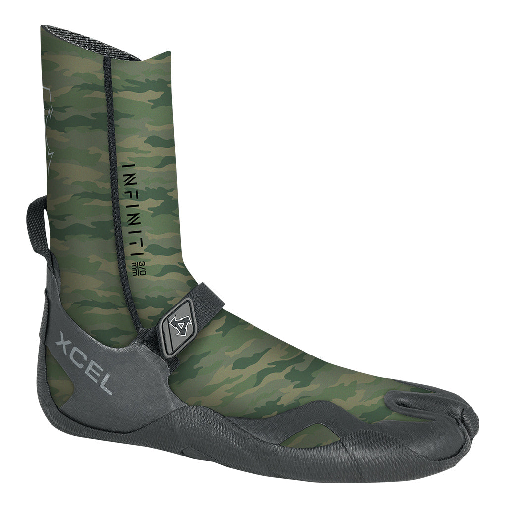  XCEL MEN'S INFINITI SPLIT TOE BOOT 3MM FA21(Xcel Mens Infiniti Split Toe Boot 3mm Fa21)
