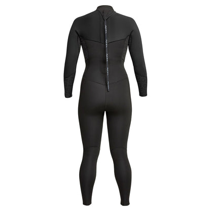  XCEL WETSUITS WOMEN'S AXIS 3/2mm BACK ZIP FULLSUIT BLACK FLORAL(Xcel Wetsuits Womens Axis 3 2mm Back Zip Fullsuit Black Floral)