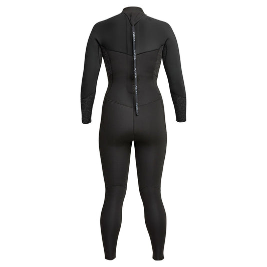  XCEL WETSUITS WOMEN'S AXIS 3/2mm BACK ZIP FULLSUIT BLACK FLORAL(Xcel Wetsuits Womens Axis 3 2mm Back Zip Fullsuit Black Floral)