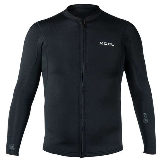  XCEL MEN'S AXIS L/S FRONT ZIP JACKET 1.5MM(Xcel Mens Axis L S Front Zip Jacket 1 5mm)