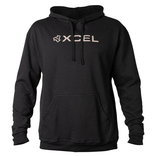  XCEL MEN'S CORP LOGO HOODED PULLOVER FLEECE(Xcel Mens Corp Logo Hooded Pullover Fleece)