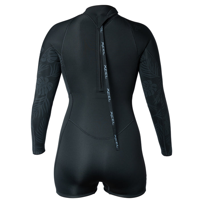  XCEL WOMEN'S AXIS L/S BACK ZIP BOY CUT SPRINGSUIT 2mm(Xcel Womens Axis L S Back Zip Boy Cut Springsuit 2mm)