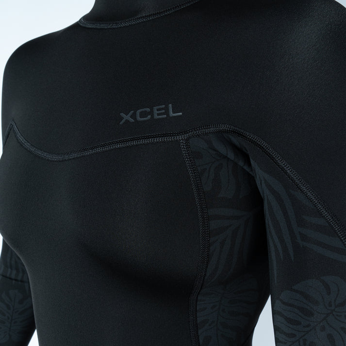  XCEL WOMEN'S AXIS L/S BACK ZIP BOY CUT SPRINGSUIT 2mm(Xcel Womens Axis L S Back Zip Boy Cut Springsuit 2mm)