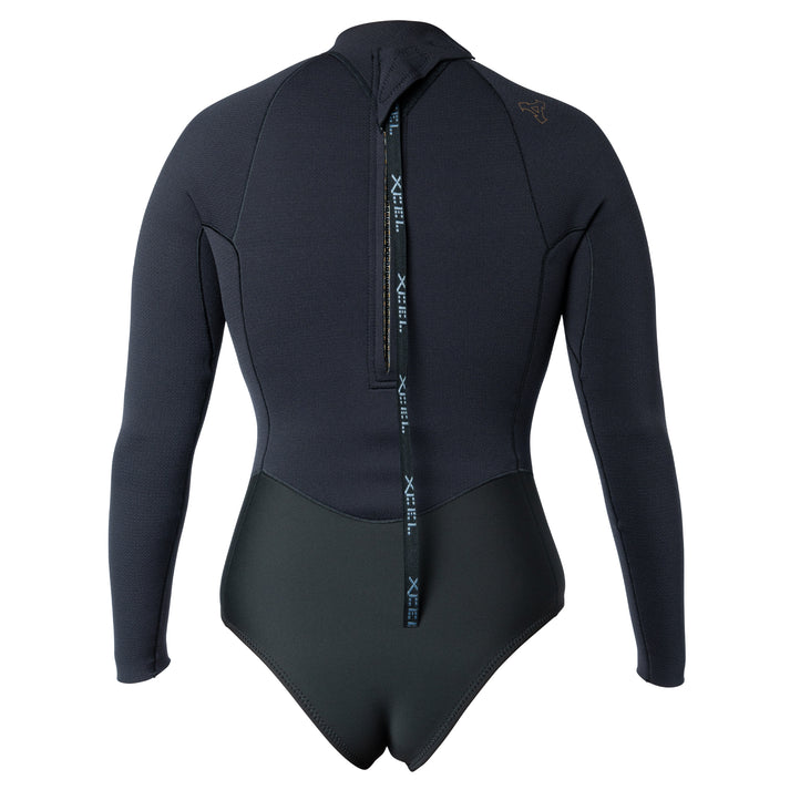  XCEL WOMEN'S COMP +L/S BACK ZIP BOY CUT SPRINGSUIT 2/1.5mm(Xcel Womens Comp L S Back Zip Boy Cut Springsuit 2 1 5mm)