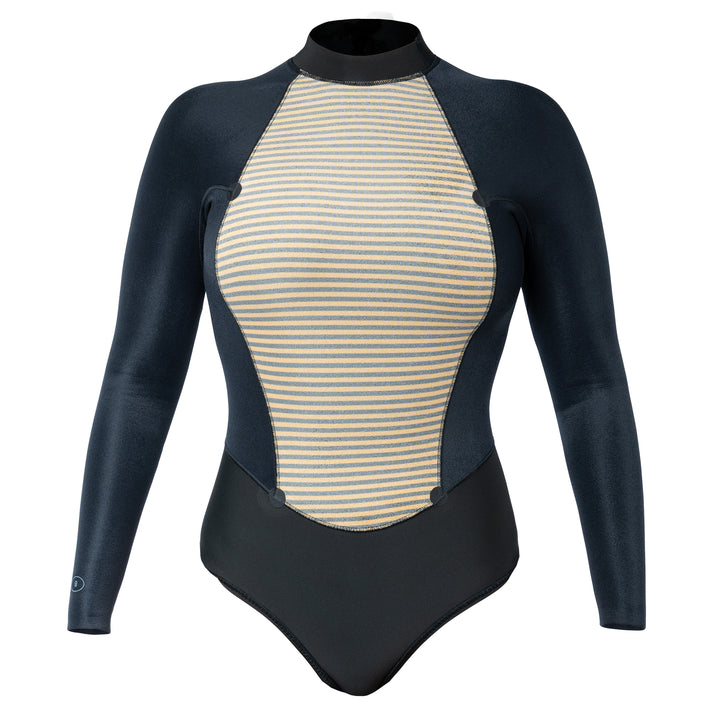  XCEL WOMEN'S COMP +L/S BACK ZIP BOY CUT SPRINGSUIT 2/1.5mm(Xcel Womens Comp L S Back Zip Boy Cut Springsuit 2 1 5mm)