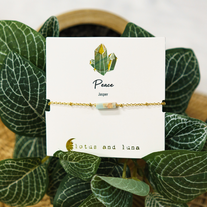  LOTUS & LUNA STONE OF THE EARTH BRACELET(Lotus Luna Stone Of The Earth Bracelet)