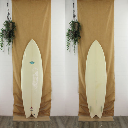  USED Zuma Jay Fish 6'8" X 22" X 3" Poly(Used 5858)
