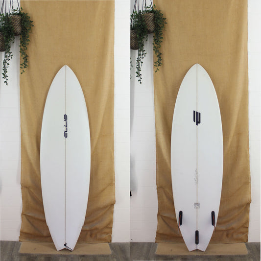  USED Ellis Hytri 6'4" X 20" X 2.7" Hybrid Shortboard(Used 5832)