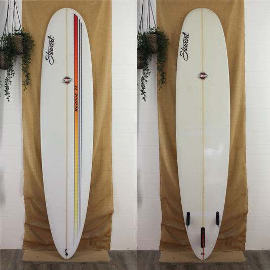  USED Stewart Redline 11 - 9' X 23" X 3 1/4" Longboard POLY(Used 5833)